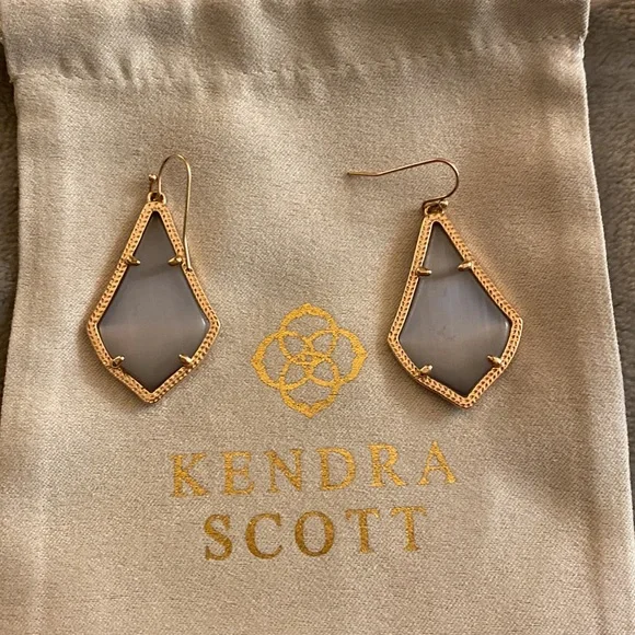 Kendra scott Alex grey stone set in rose gold - Picture 3 of 3